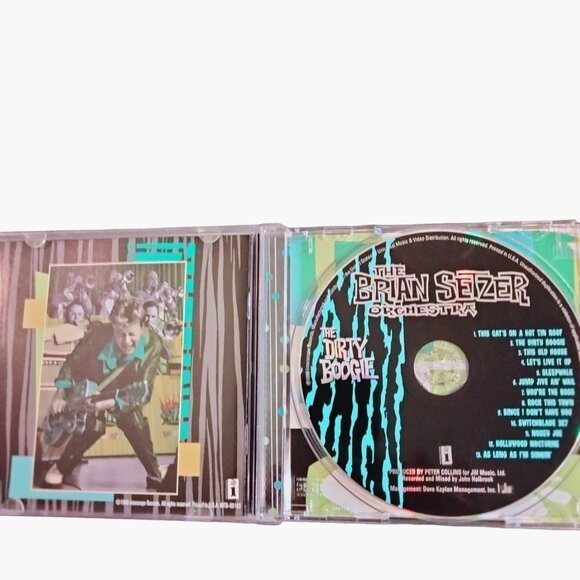 The Brian Setzer Orchestra Dirty Boogie CD - Picture 3 of 6